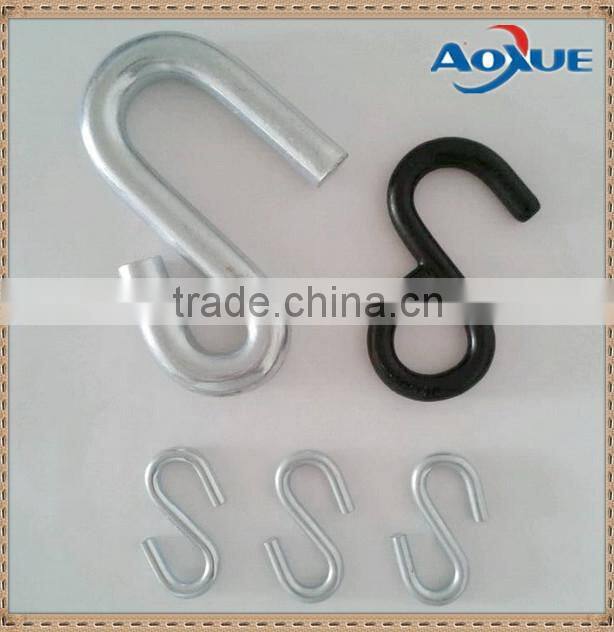Zinc plating s hook, metal s hook, simple s hook