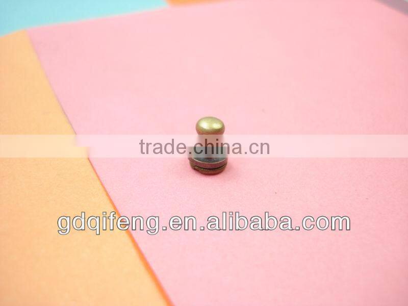 new design Decoration Handbag brass stud rivet 5mm