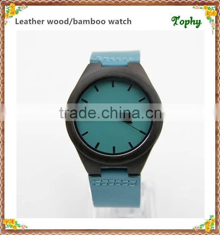 Manufacture customized handmad nature wood watch , Sandalwood wooden wrist watch
