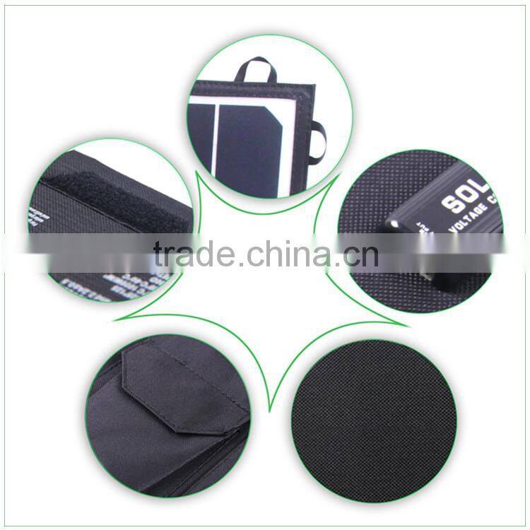 13W foldable sunpower solar cell solar phone charger