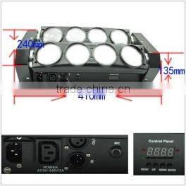 Dj lighting 8*10W RGBW Moving Head Spider LED Light /Disco light / Stage lighting