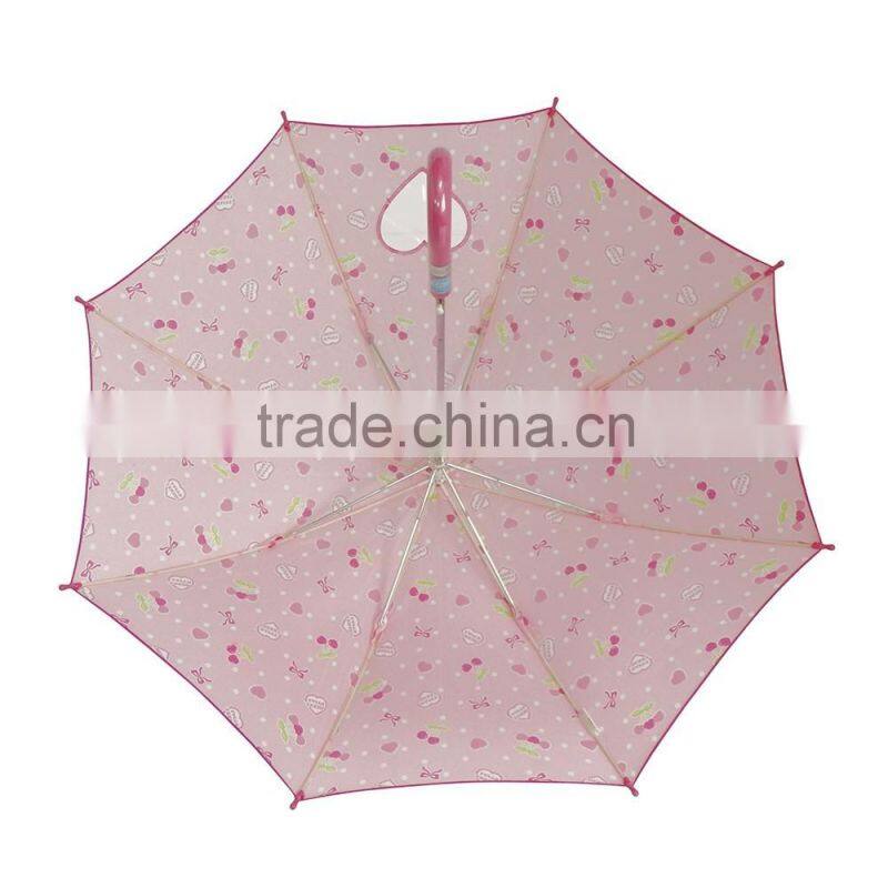 8K Automatic Open Ladies Long Handle Straight Umbrella