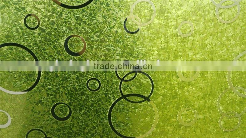 cheap manufacturer design ice flower mirror glass for interior decoration