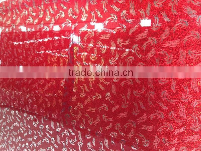 ginde glass high quality design ice flower mirror glass