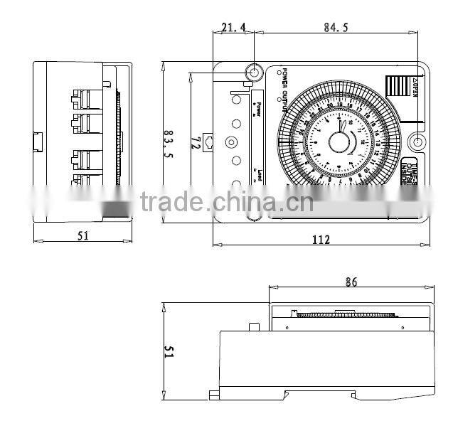 TB388 Mechanical Time Switch 240V 24 hour