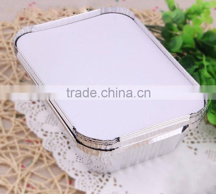 2016 New Style customized rectangular yogurt cup aluminium foil lid