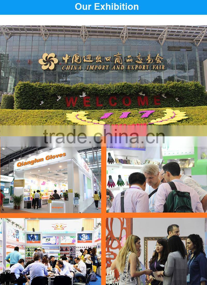 Qianglun ODM Nitrile Coating Bamboo Garden Gloves For Plant