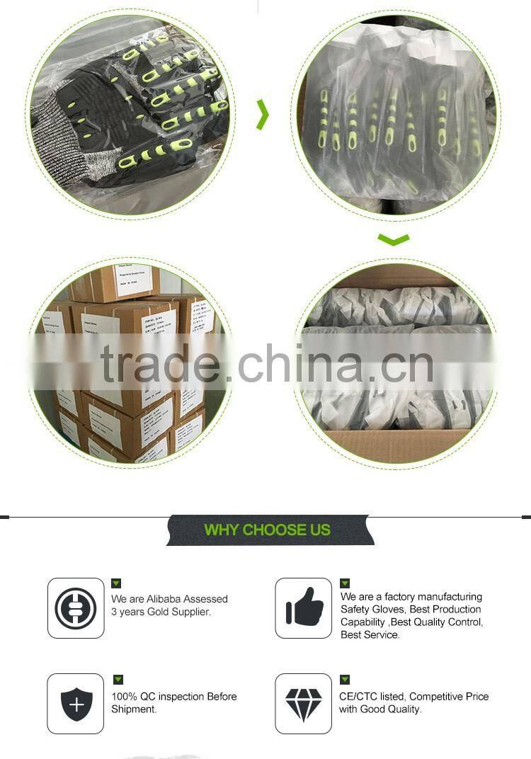 cut level 5 custom oil resistant work gloves