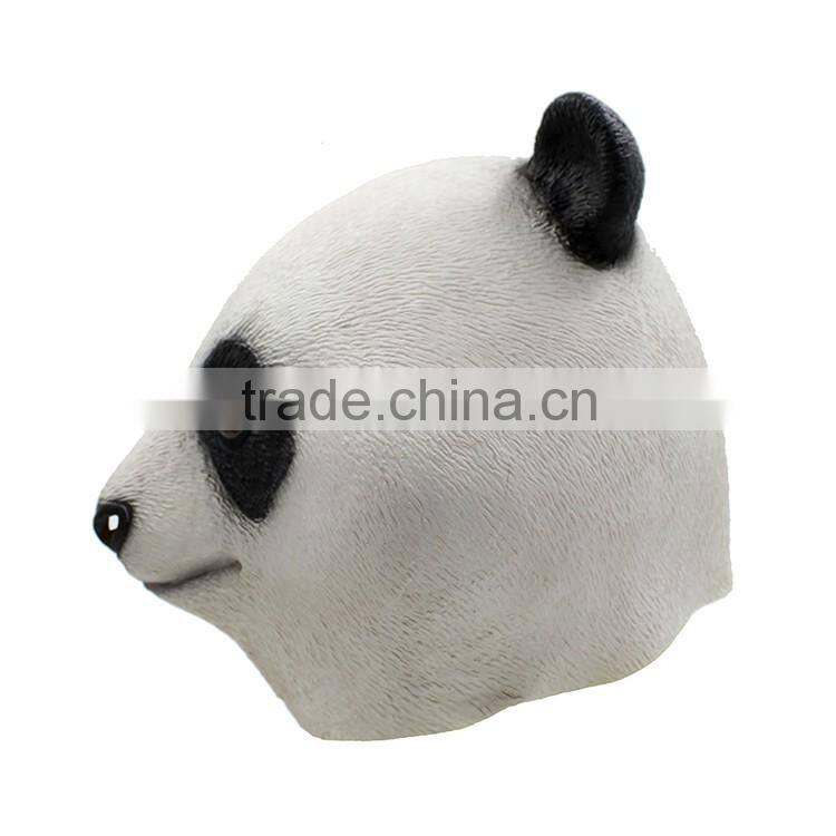 party Cosplay Eco-Friendly Natural Latex Animal Panda head Mask