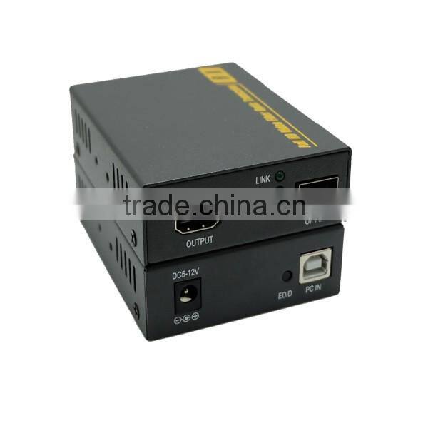 Pinwei PW-THF123H HDMI Fiber Optic Single-mode&Multimode1.4 Extender supports high resolution up to 4K*2K, EDID 2km-10km