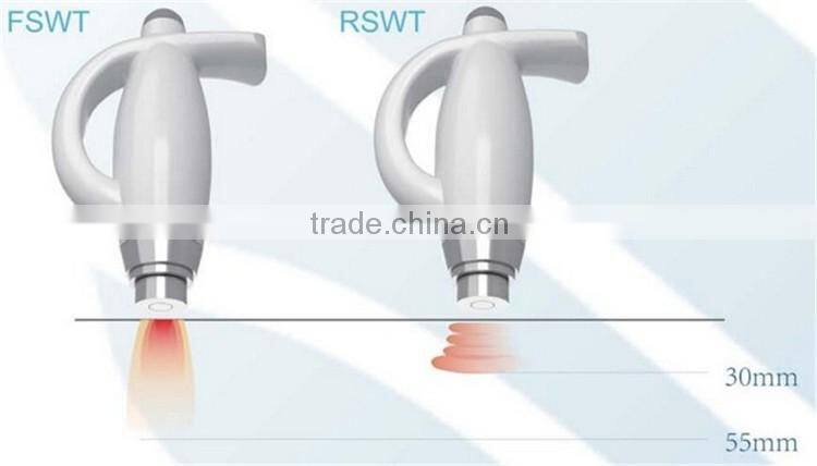 New arrival ESWT shockwave therapy machine for weight loss with 4 tips