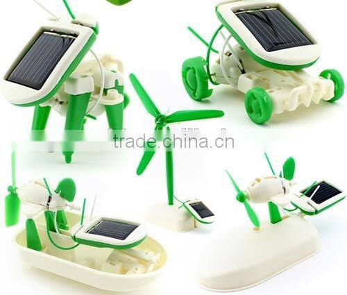 6 in 1 Solar Robot Toys for children