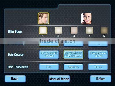 medical clinic equipments facial hair removing instruments shr laser opt system