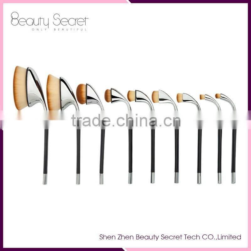 Personalized makeup sliver toothbrush makeup brush