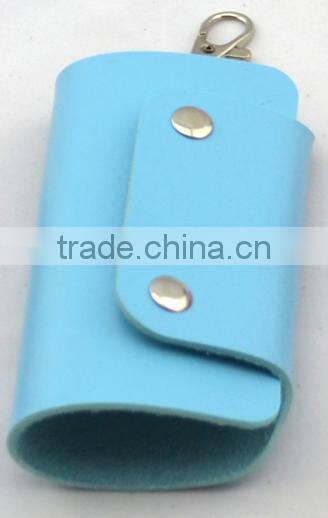good quality custom size funny pu leather car key holder,key bag, car key waterproof bag