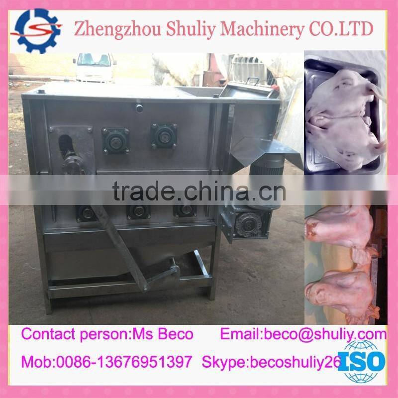 stainless steel goat sheep head dehairing machine 008613676951397