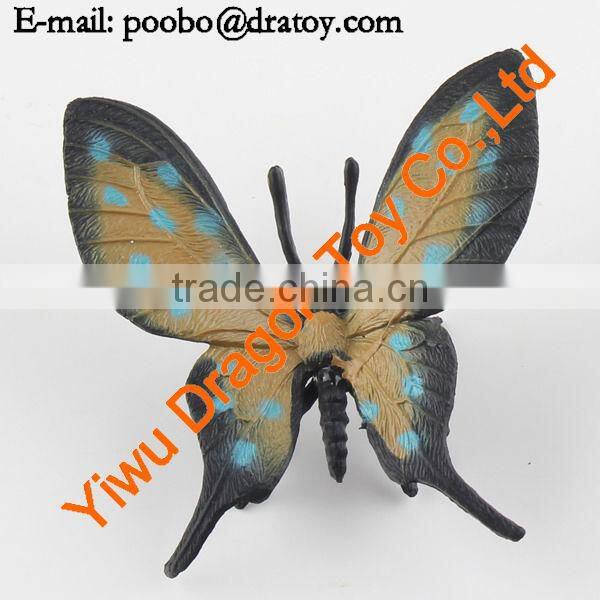 Interesting gifts Colorful plastic toy butterfly statues