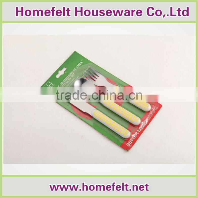 High quality Plastic baby cutlery