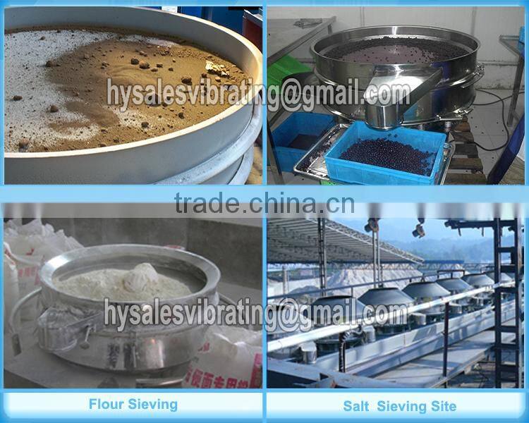 Stainless steel 304 flour vibrating screen sieve vibrator shaker made in xinxiang