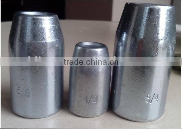 China manufacture S505 steel wire rope swaging sleeve