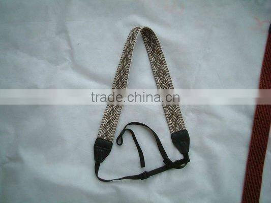 Black leather hight quanlity Camera Strap with Nikon Logo for Japan Market