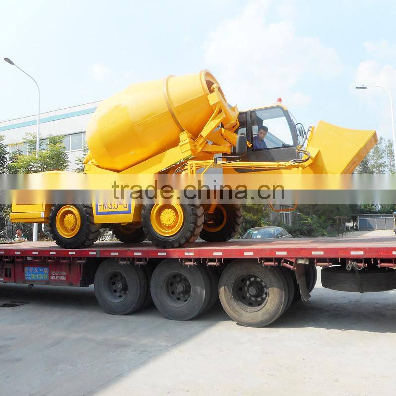 Hot Sale! Mobile Concrete Batching Vehicle with Self-loading Function