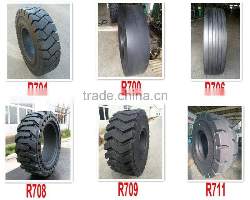 Solid OTR Tires 10x16.5 12x16.5 for Bobcat wheel loaders