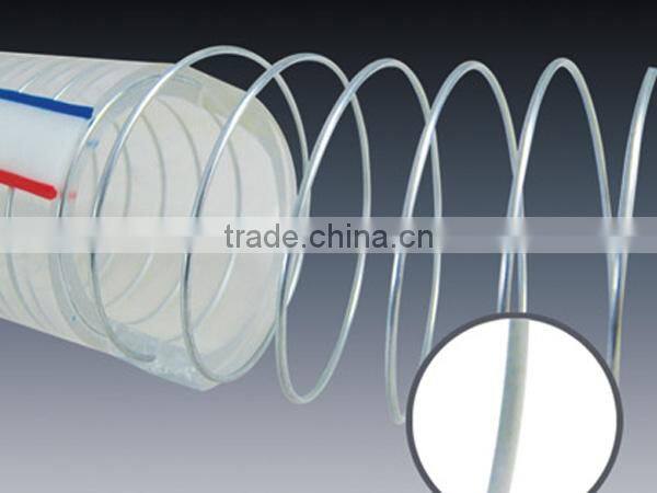 Non- kink flexible pvc steel wire hose