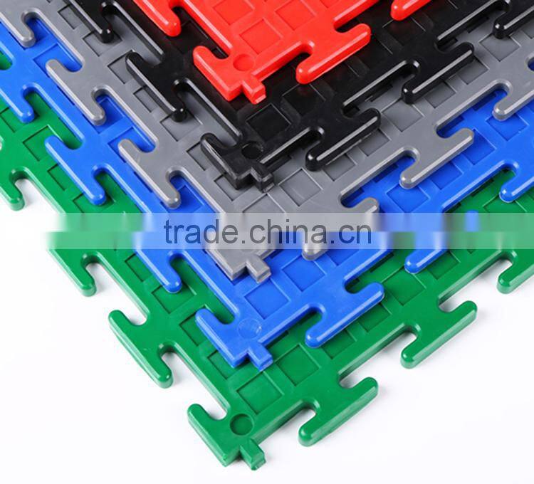 Recyclable material PVC interlocking tiles for retail shops