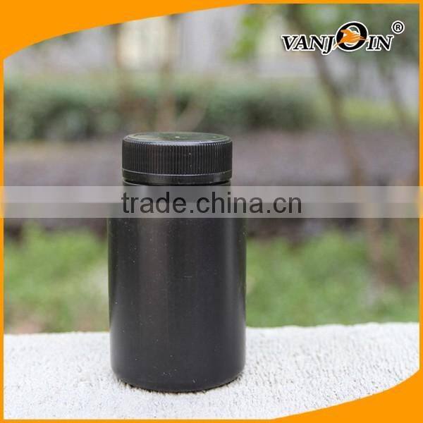 Child Resistant Black Vitamin Capsules Bottles