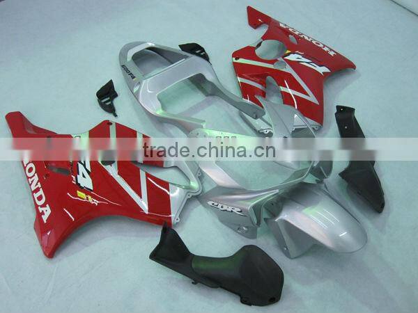 For Honda CBR600F4I CBR600 F4I 2001-2003 2002 Red Silver Fairing Body Work