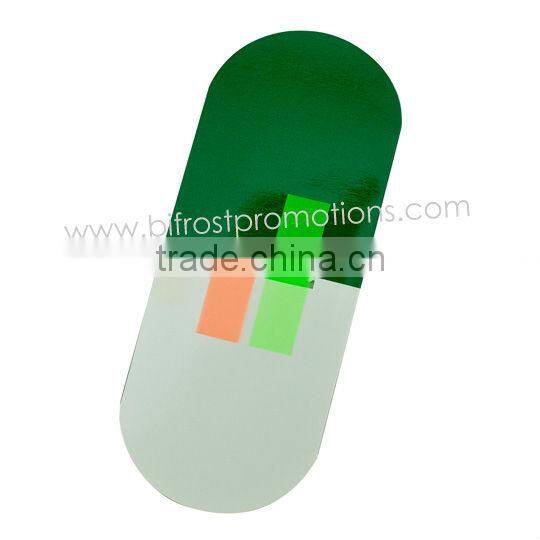 Transparent Sticky Notes (Pill Shaped, PET Flag)
