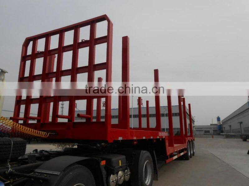 timber semi truck trailer / log loader trailer