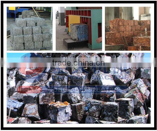 Factory price hydraulic steel shavings or scrap baler machine
