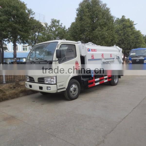 DONGFENG 4*2 Side Loading Garbage Compactor Truck 5m3