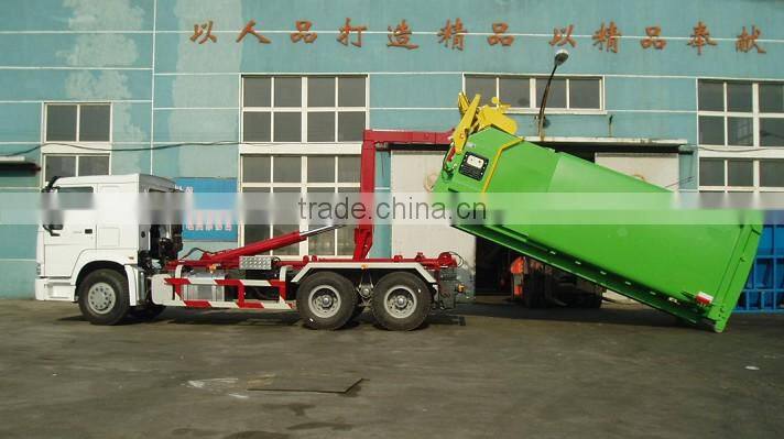 QINGZHUAN 25T SINOTRUK 6X4 hooklift truck garbage truck for sale (manufacturer)