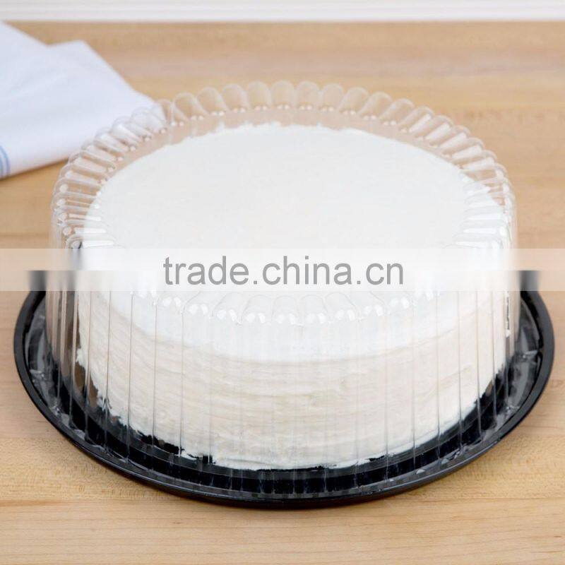round disposable plastic cake dome containers