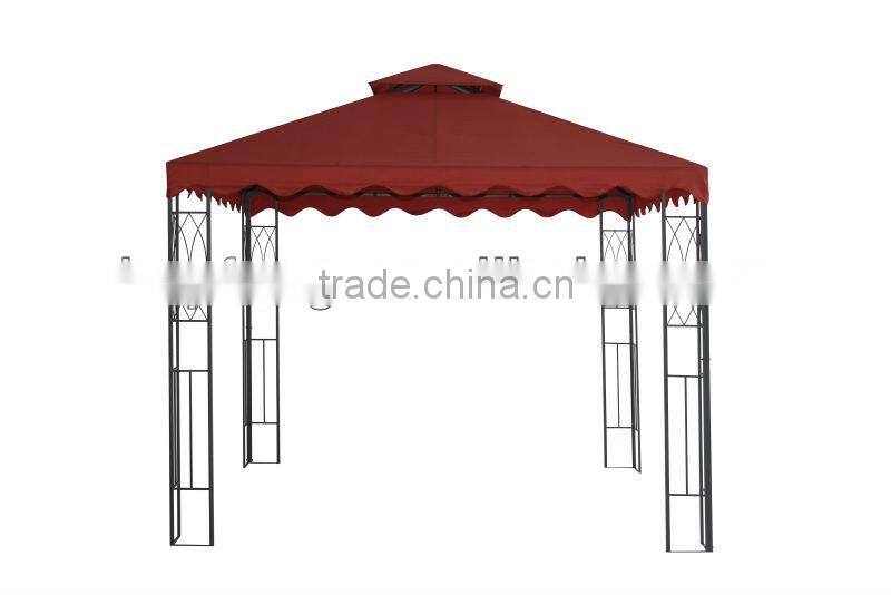 3x3m double topped gazebo(metal gazebo,outdoor metal gazebo )