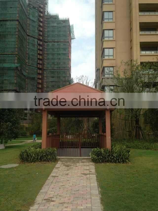 2015 ecological wood plastic composite wpc pavilion from G&S