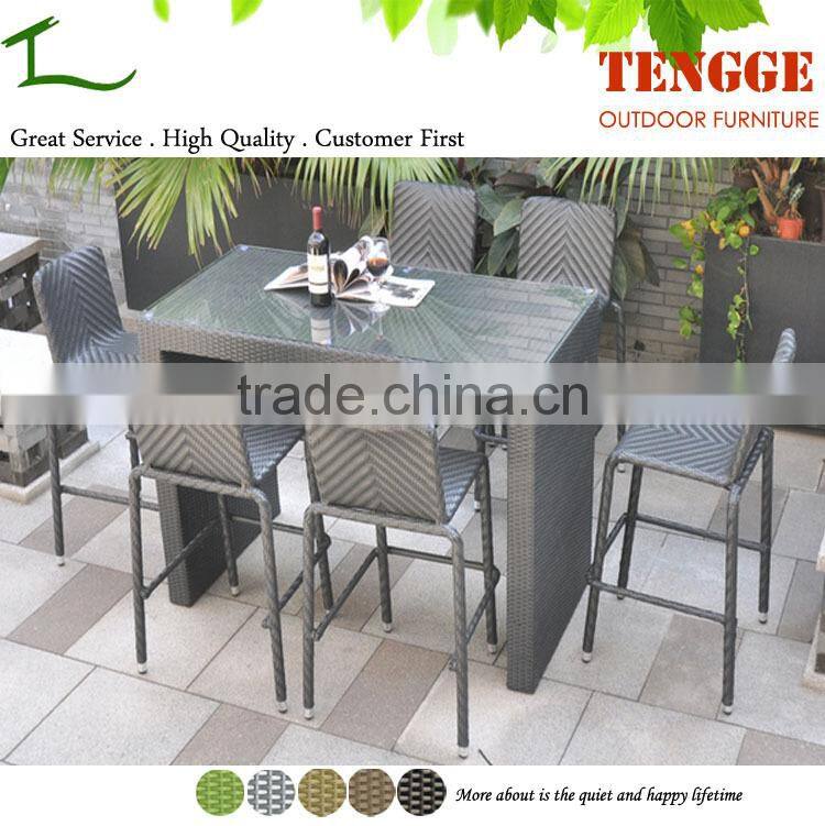 Stackable Rattan Restaurant Bar Chair Style