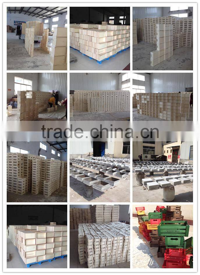 Custom printed wood beer bottle carrier Wooden 20 bottles beer Crates wood wine bottles shipping crates with grids for sale