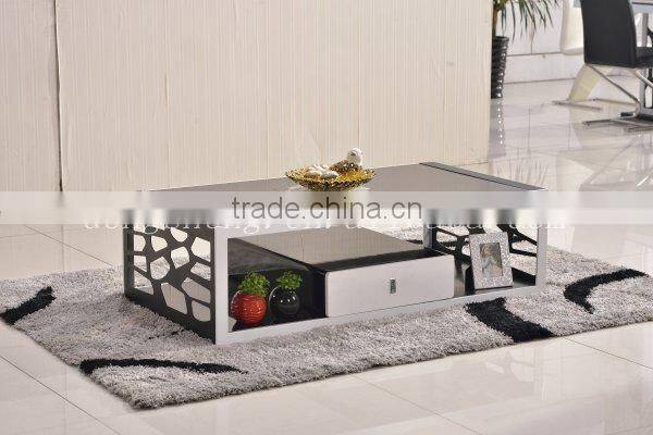 glass coffee table BJ2021 living room table design