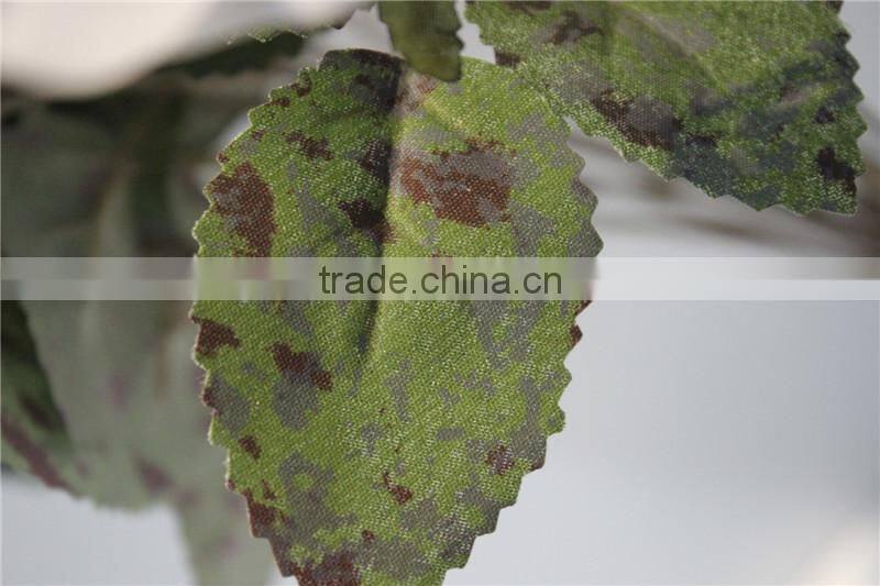 brand name decorative artificial flowers bundled rose with spotted leaves