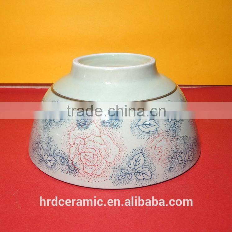 New Design kitchen ware set heat-resistant clear unique salad bowls