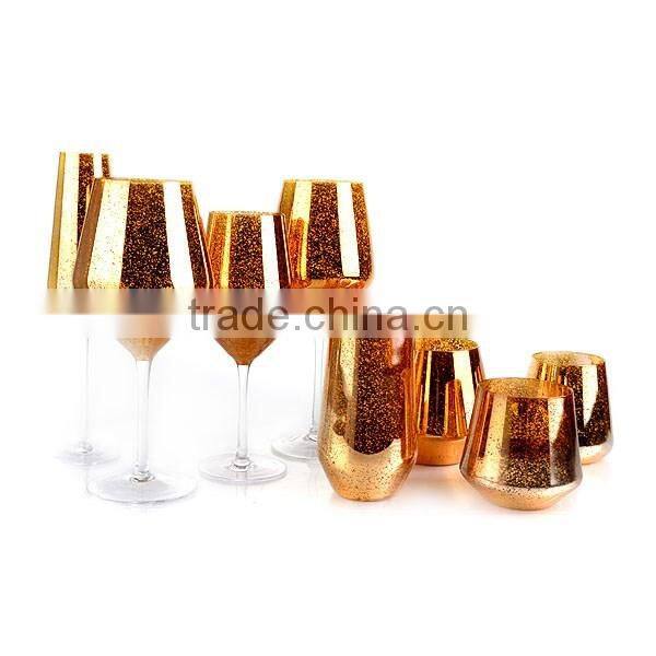 hotsale high quality fairy dinner wine wedding glass set