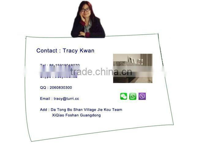 Unique Design white travertine triangle glass console table