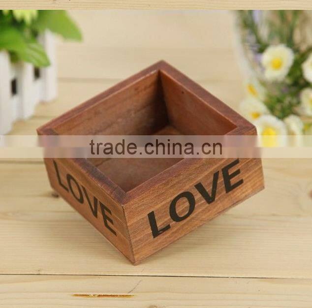 Do the old Mini multifunctional wooden storage box