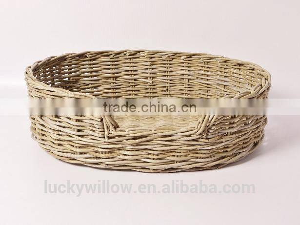Classic Handmade wicker Pet bed rattan basket