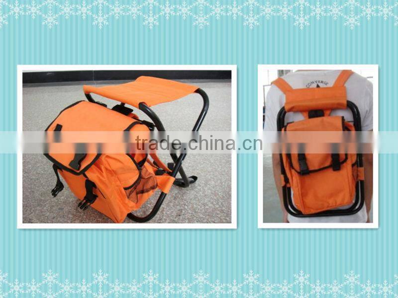 Hiking folding backpack portable beach chair with bag