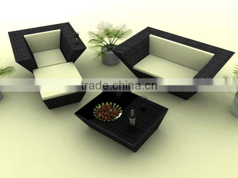 outdoor wicker furniture or garden rattan leisure sofa